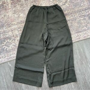Vince Olive Wide Leg Pants